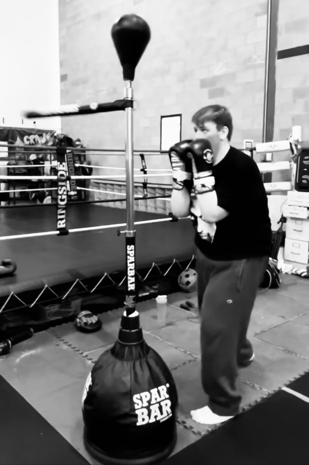 Michelle Smith's son, Logan, has fallen in love with boxing.